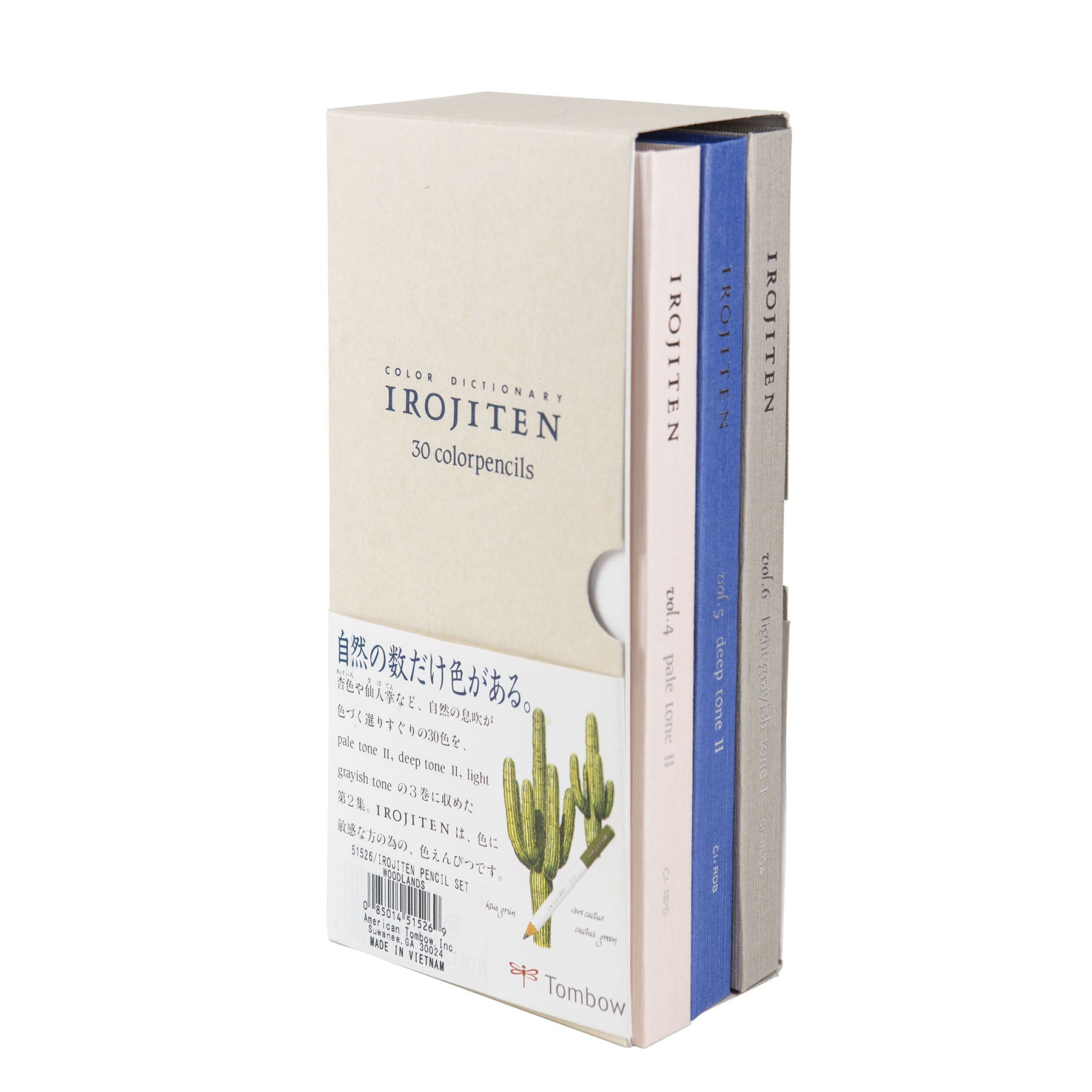 Irojiten Colored Pencils Dictionary, Woodlands – Tombow USA