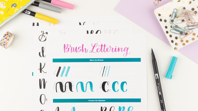 Lettering Worksheets