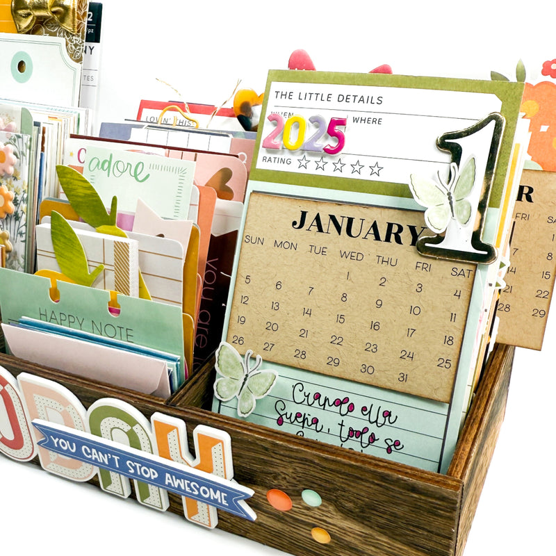 DIY Stationery and Calendar Holder