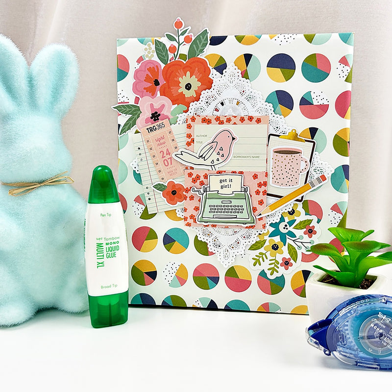 Book Decoration Made with Recycled Materials