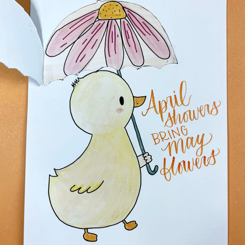 April Showers Bring May Flowers – Spring Craft Project