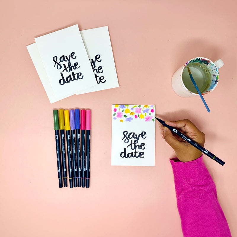DIY Save the Date cards for Wedding