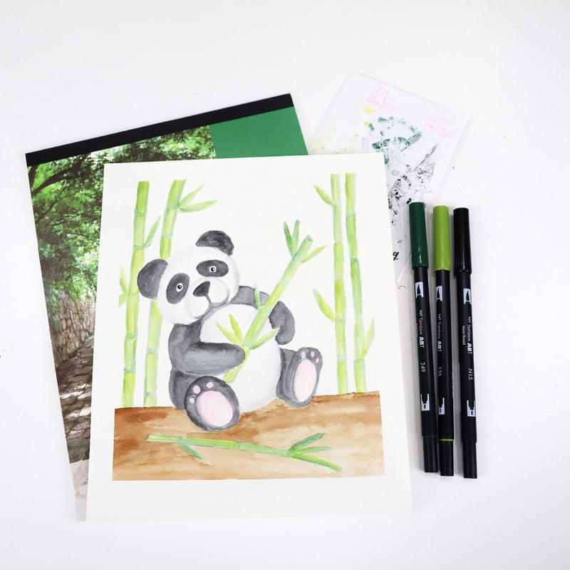 Watercolor a Favorite Memory with Markers