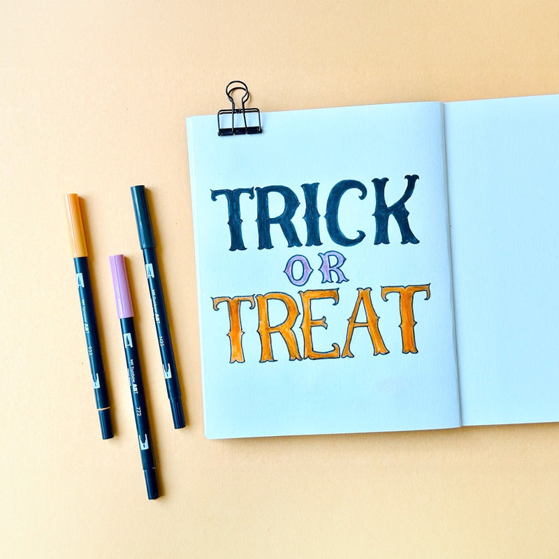 Western Style Halloween Lettering Tutorial