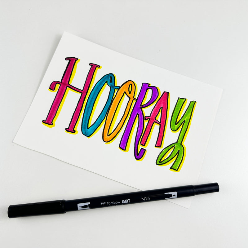Creative Lettering Workshop with Tombow Dual Brush Pens