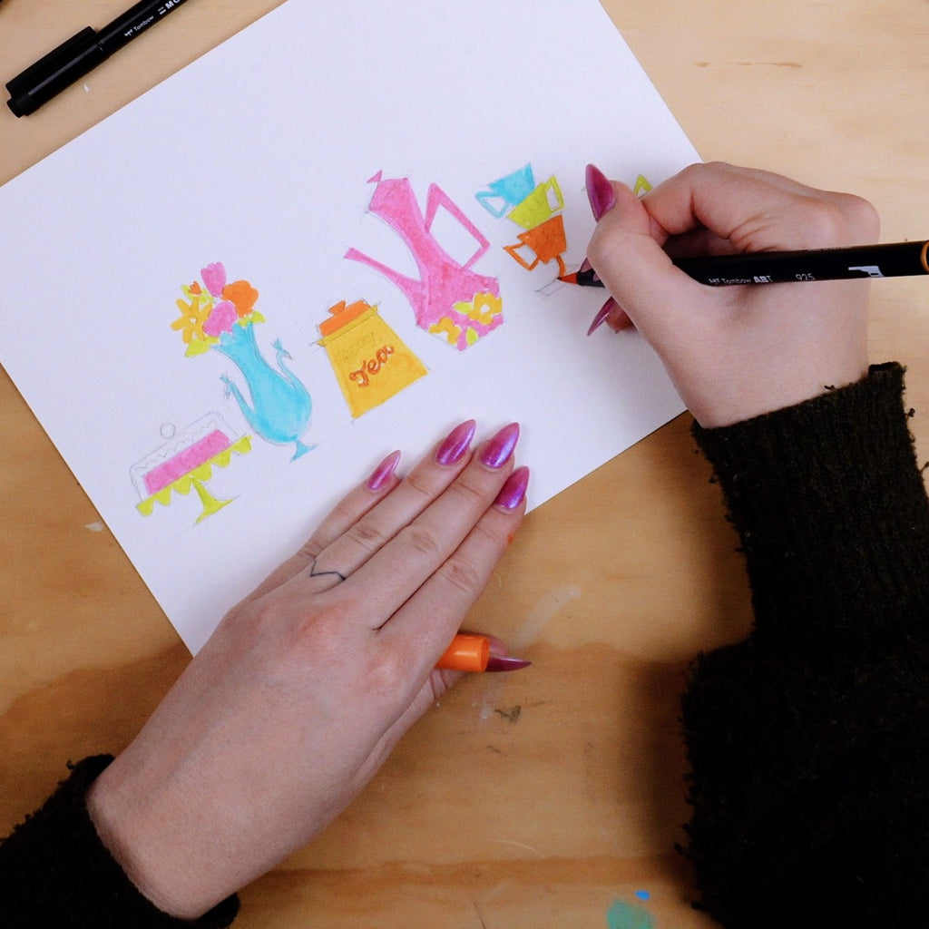 Dual Brush Pen, 40th Anniversary, Illustration Workshop