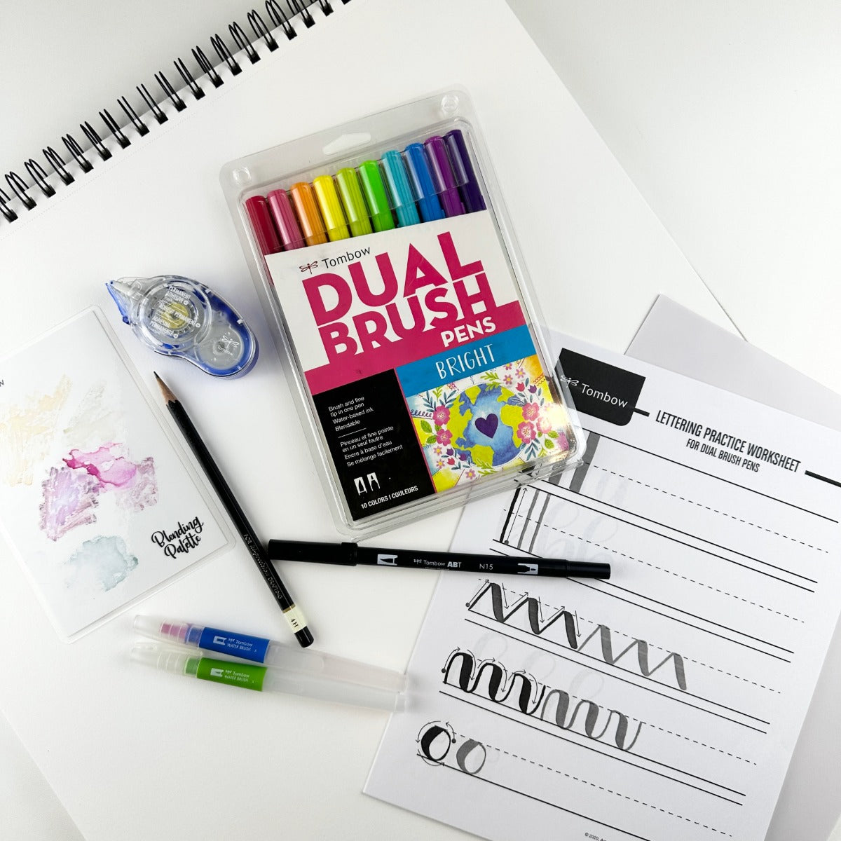 Dual Brush Pen, 40th Anniversary, Lettering Workshop