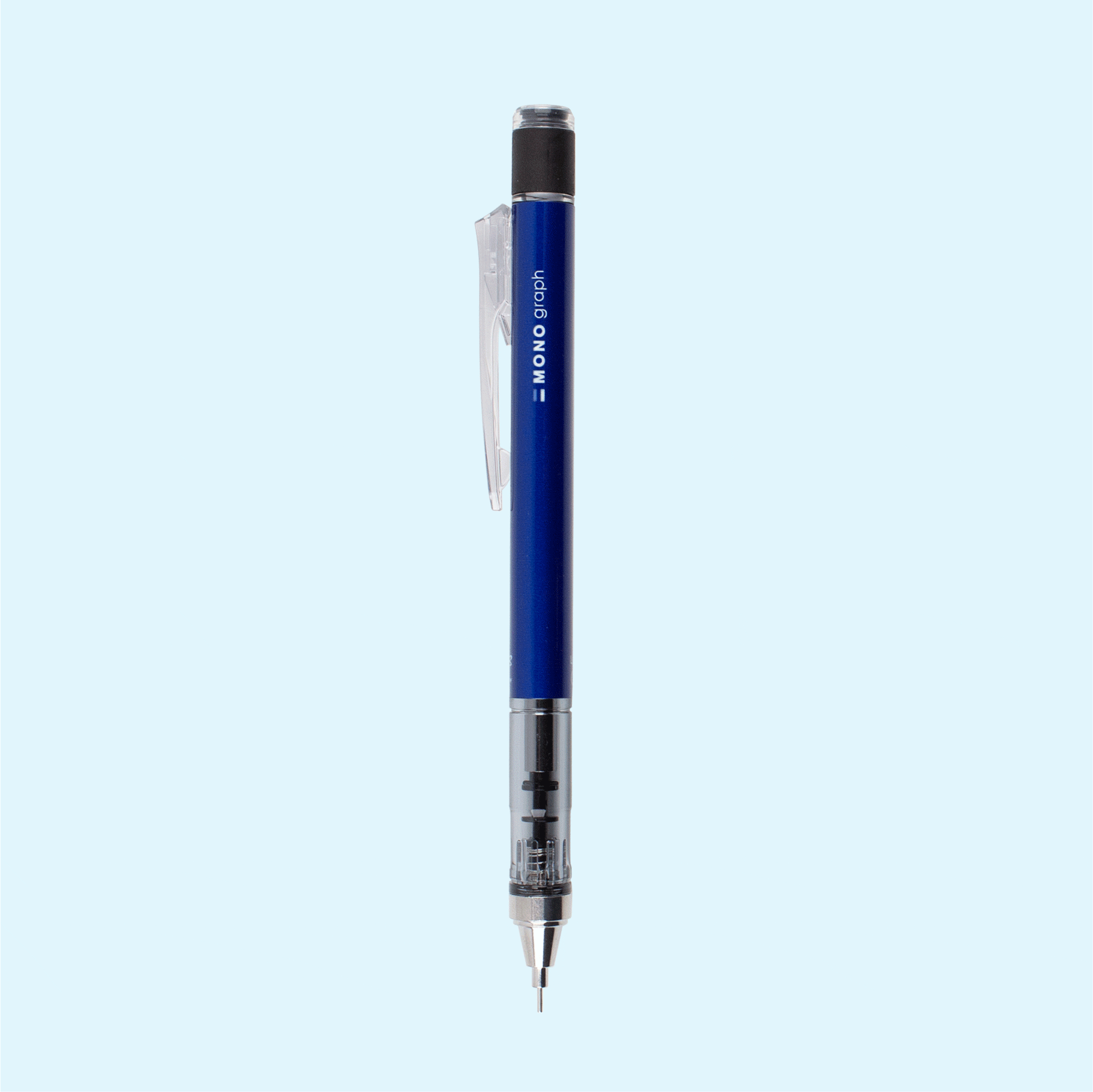MONO Graph Mechanical Pencil, Blue, Refillable, 0.5mm