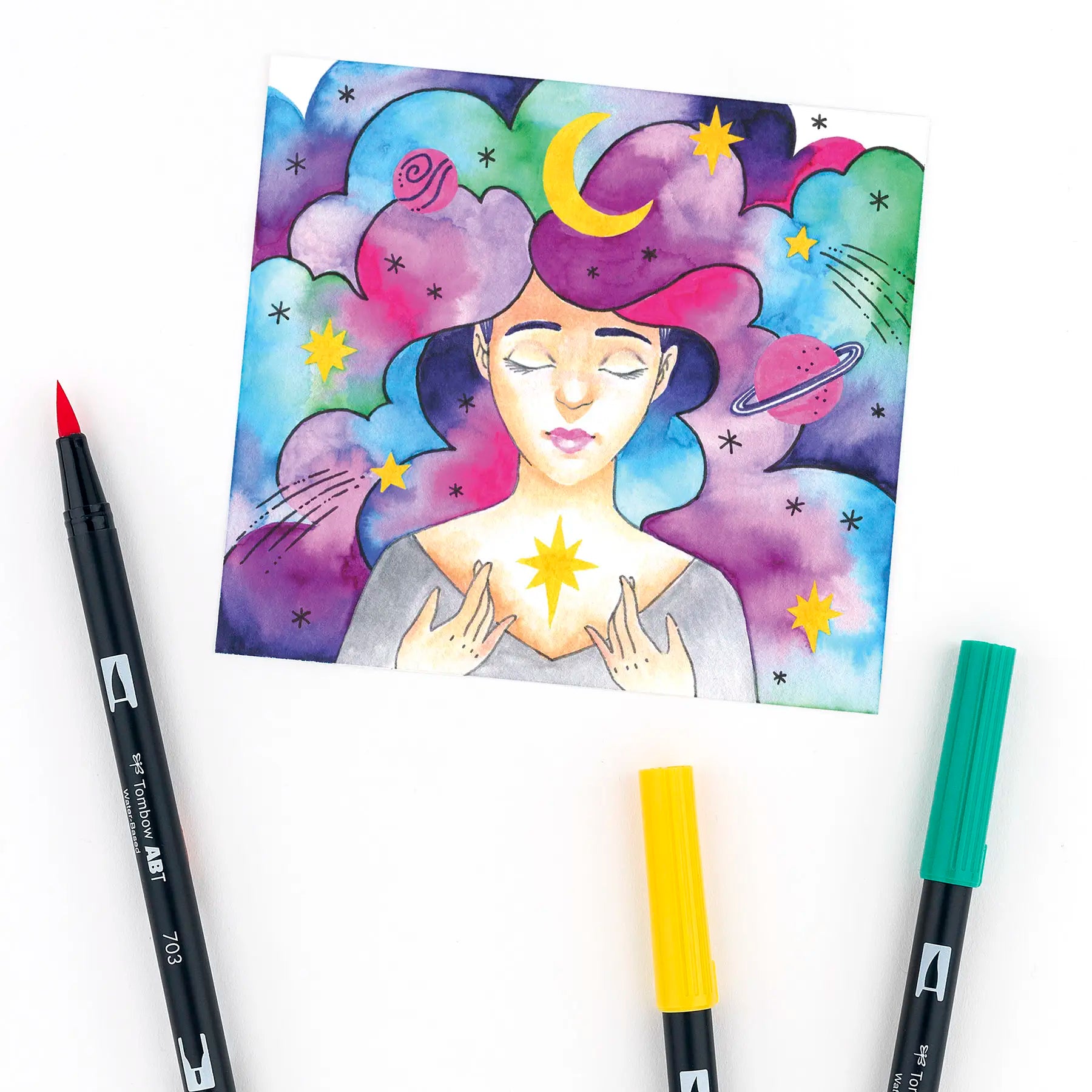 Celestial Coloring Page