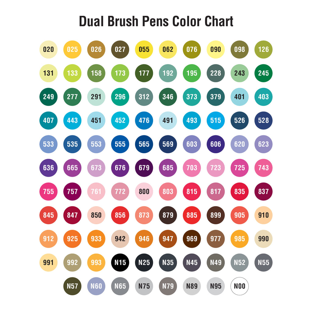 Dual Brush Pen Art Marker