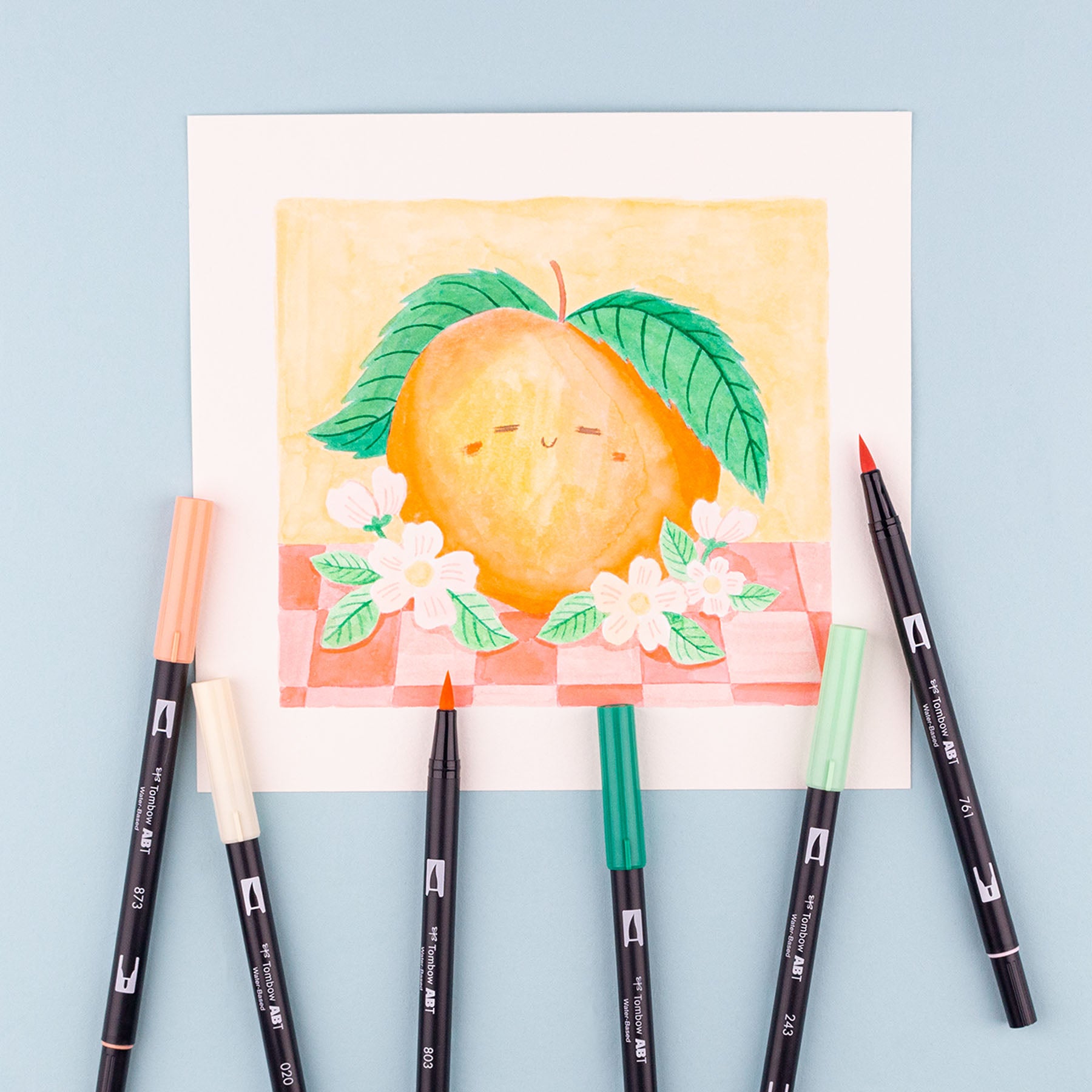 Dual Brush Pen Tabletop Display