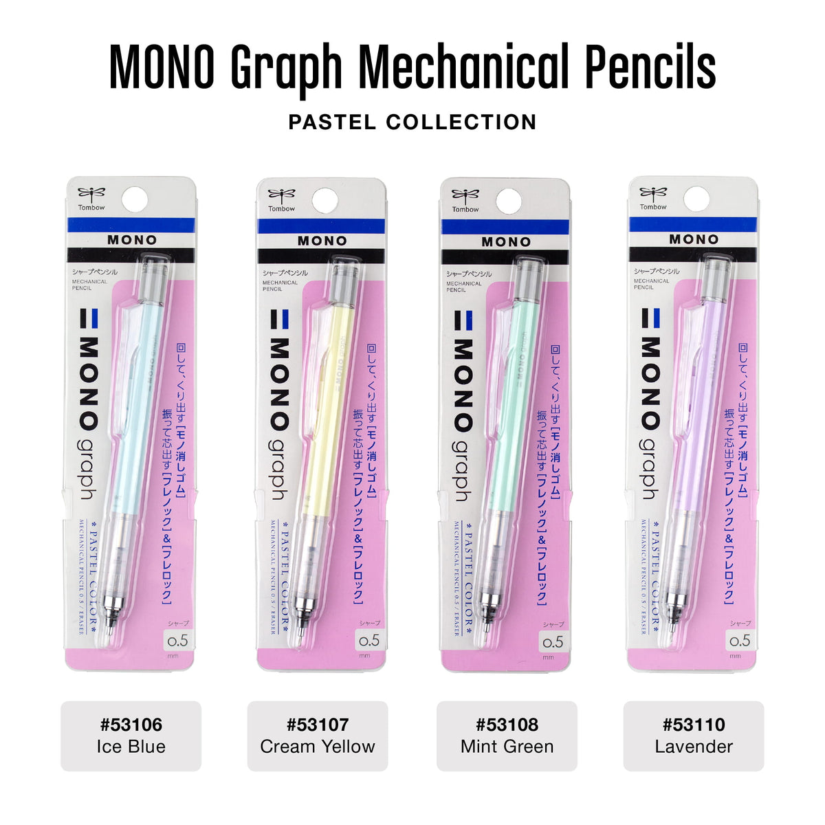 MONO Graph Mechanical Pencil, Pastel