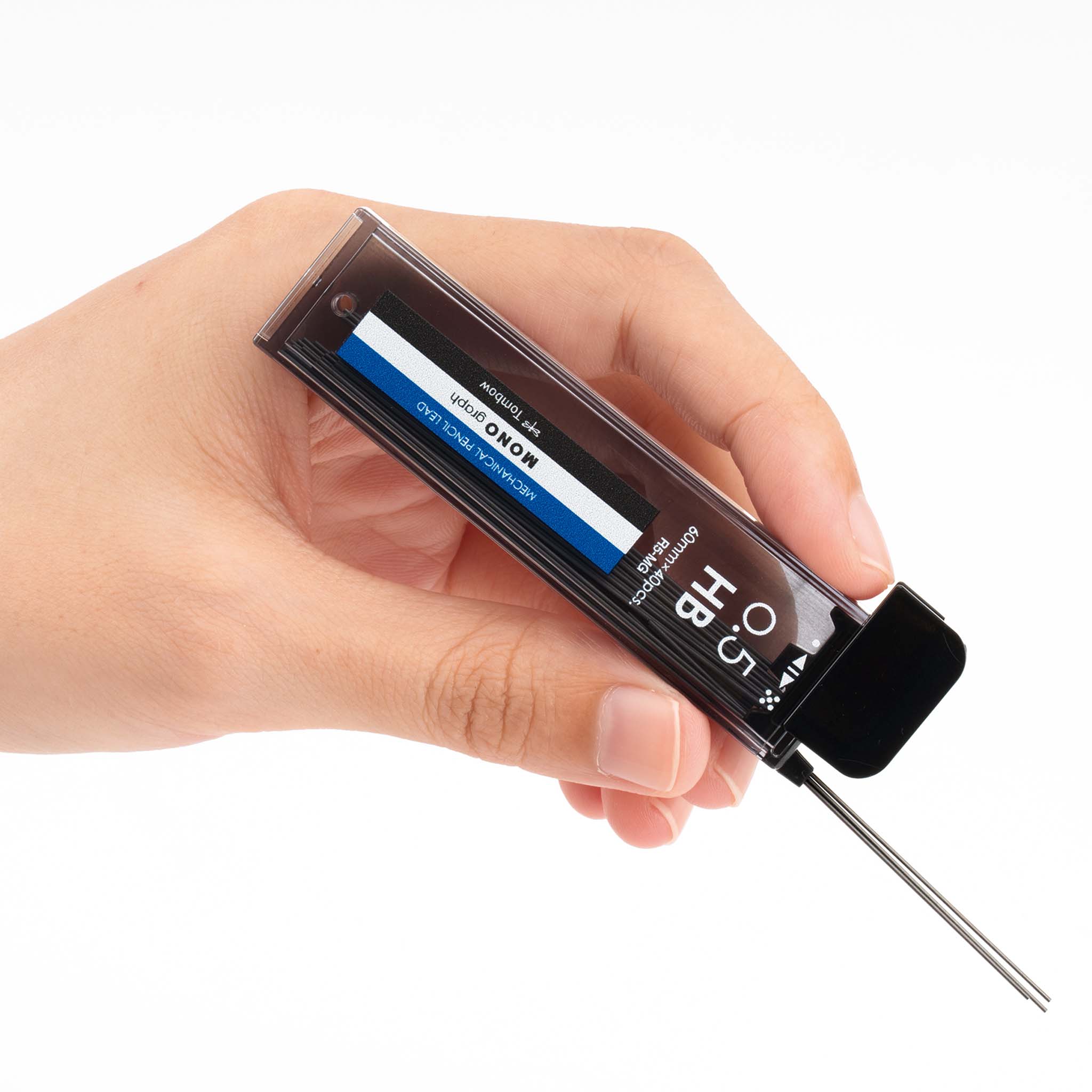 MONO Graph Mechanical Pencil Lead Refill, 40-pieces, HB, 0.5mm
