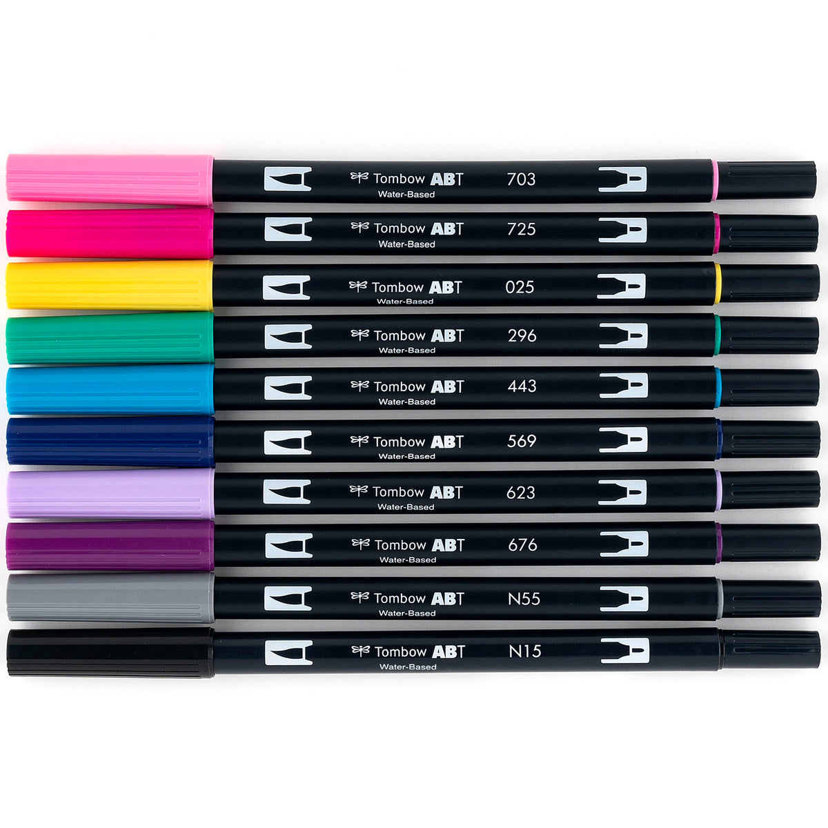 Dual Brush Pen Art Markers, Galaxy, 10-Pack