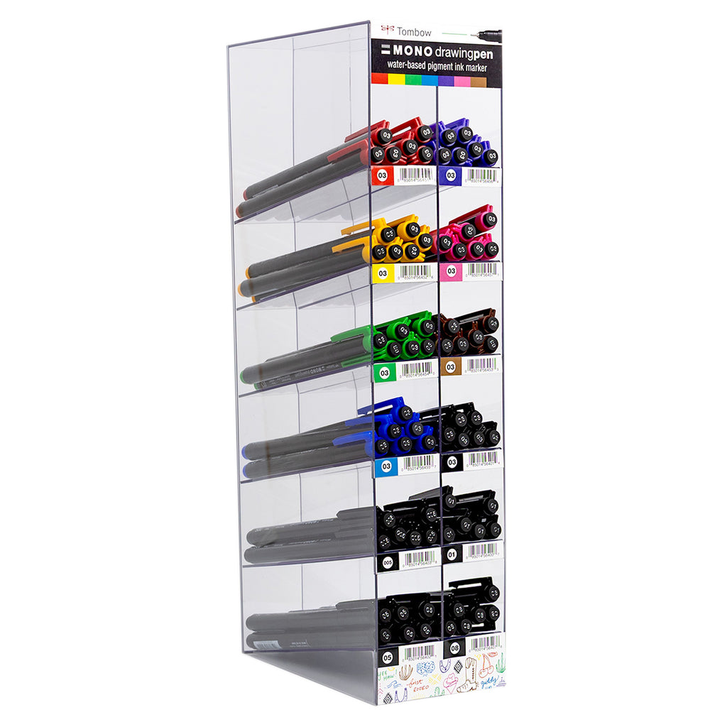 MONO Drawing Pen Colors Display, 72PC