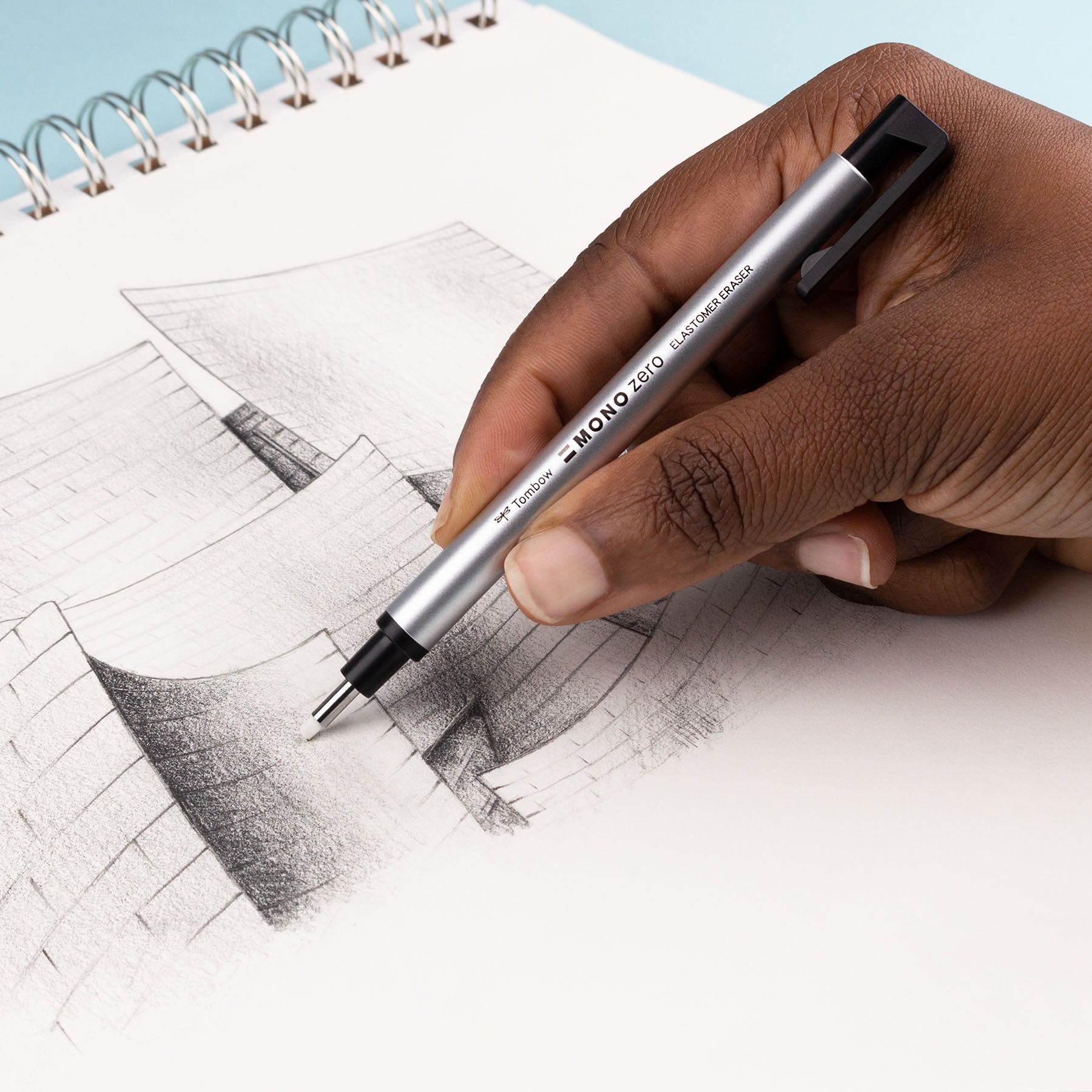 MONO Zero Round Eraser + Refill Value Pack
