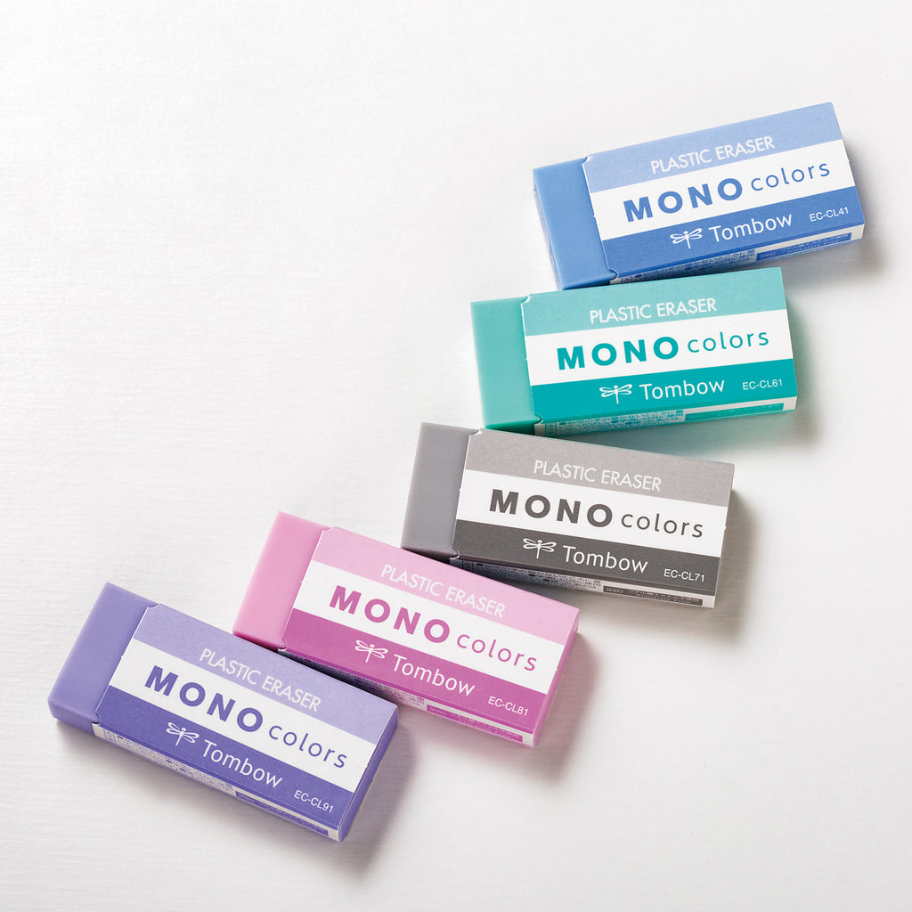 MONO Eraser Colors, 50 PC Display
