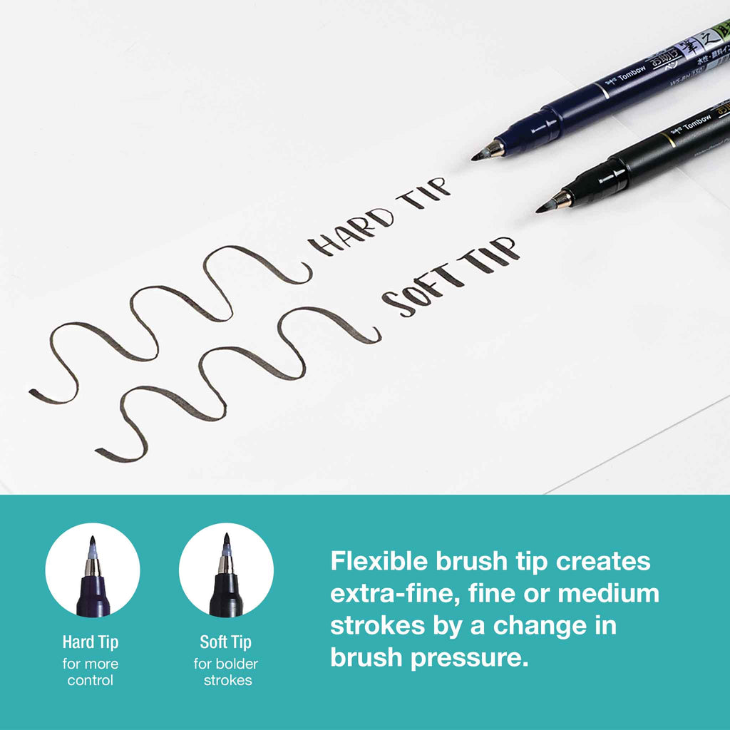 Fudenosuke Brush Pen 2-Pack