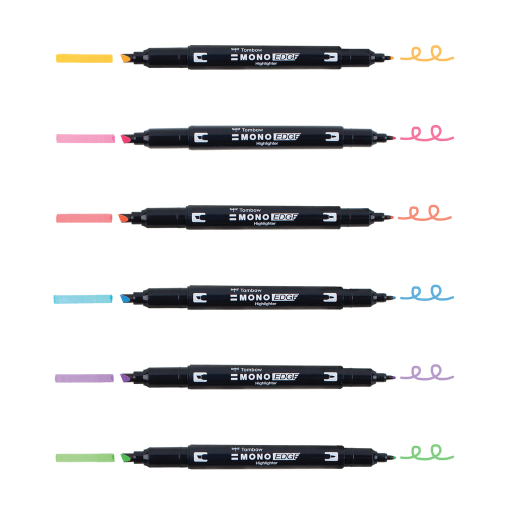 MONO Edge Highlighter, 6-Pack