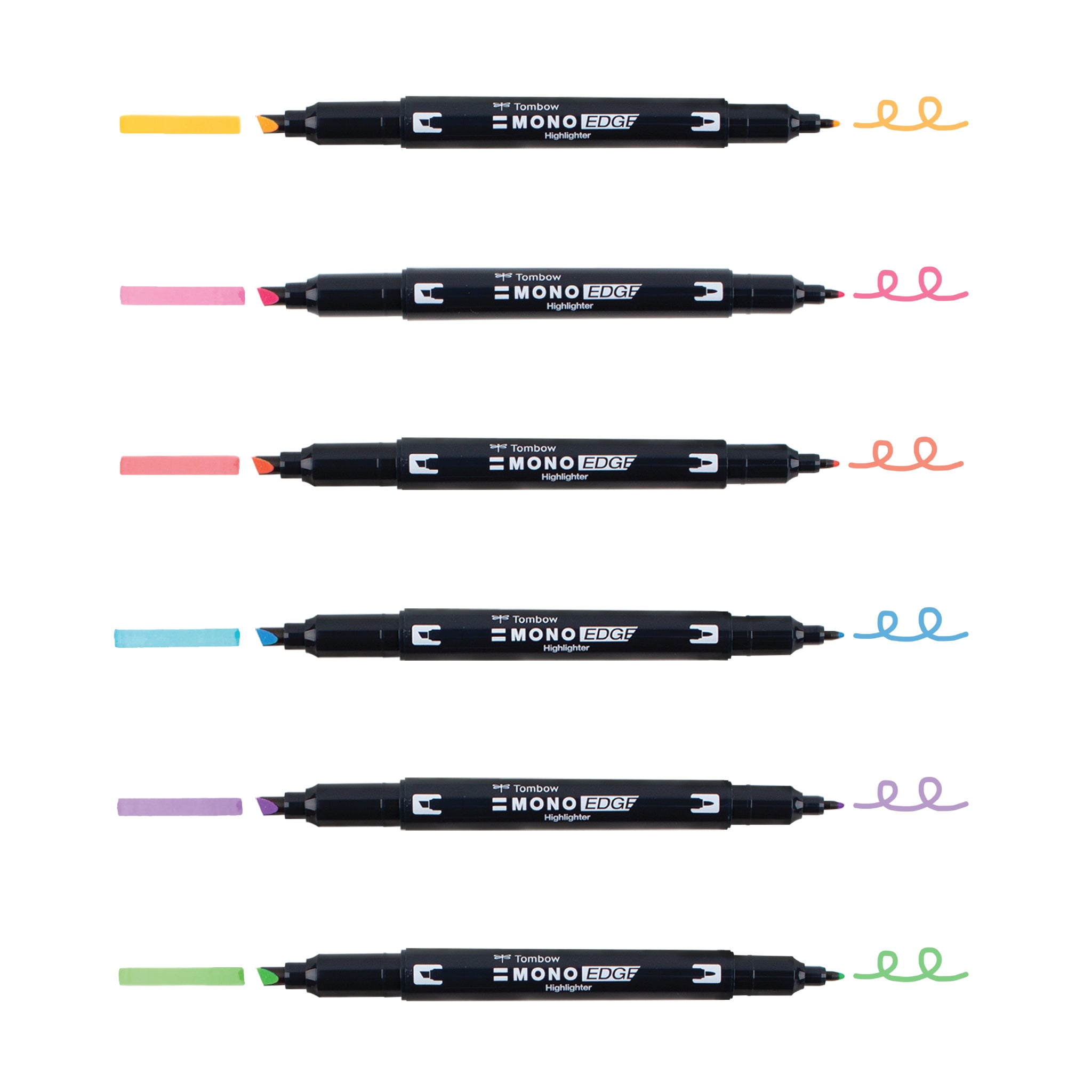 MONO Edge Highlighter, 6-Pack
