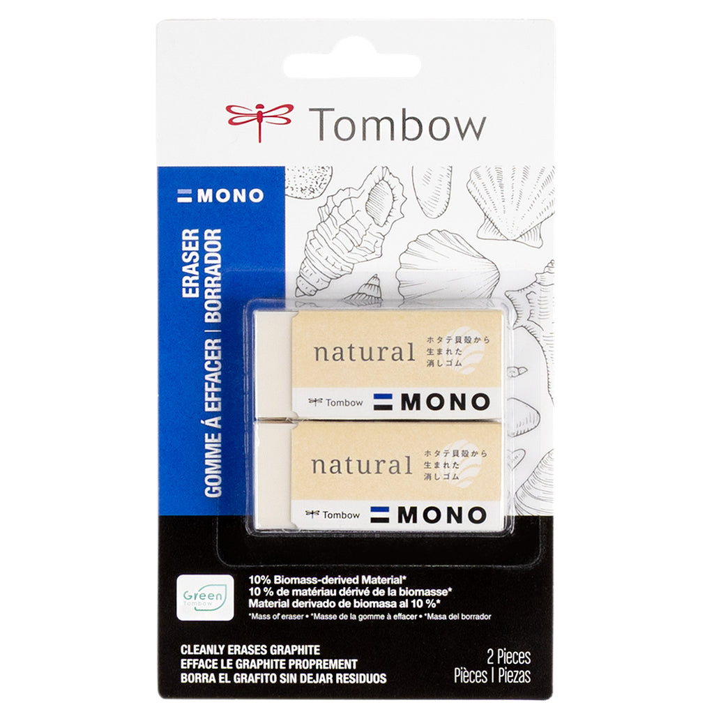 MONO Natural Eraser 2-Pack
