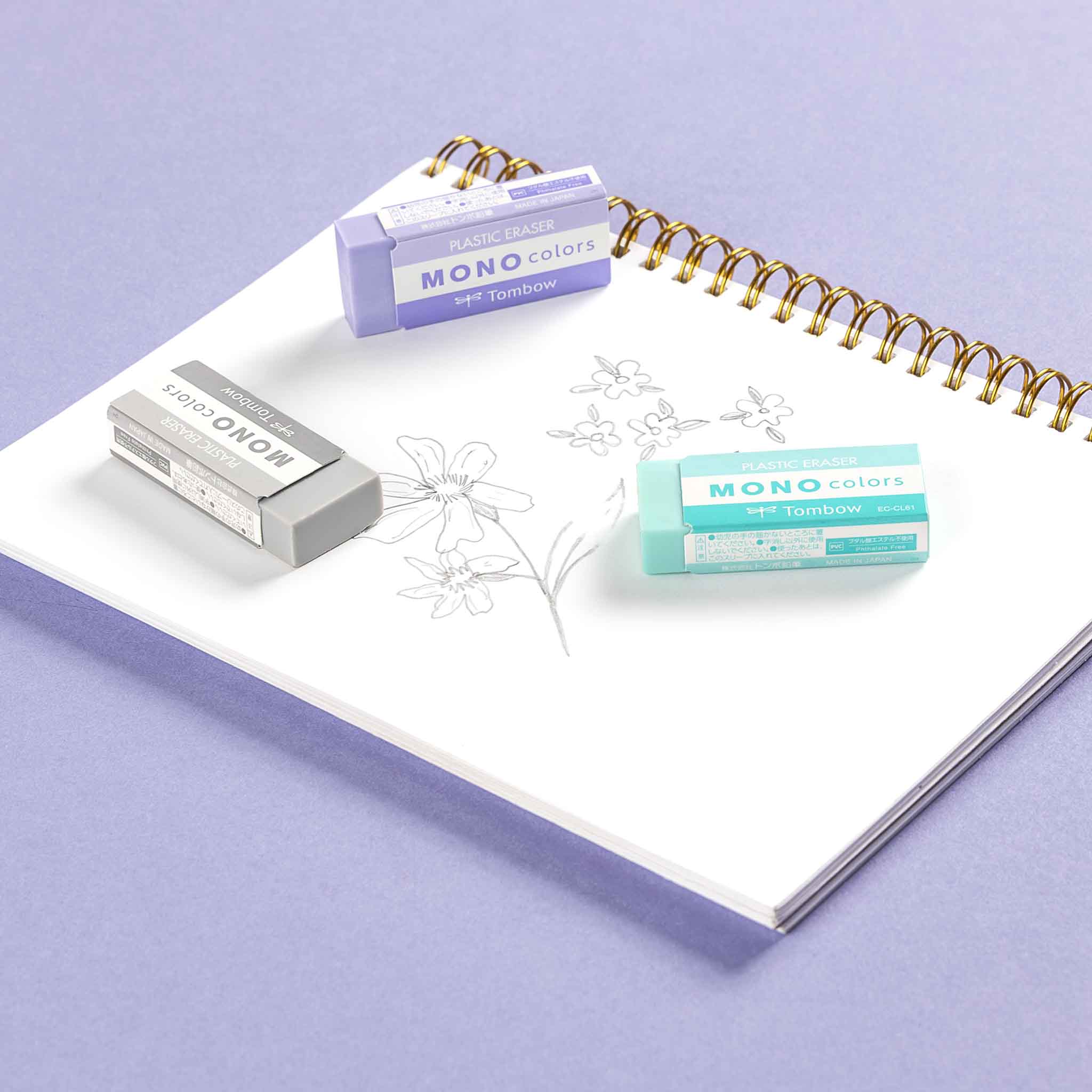 MONO Colors Eraser, 3pk – Tombow USA