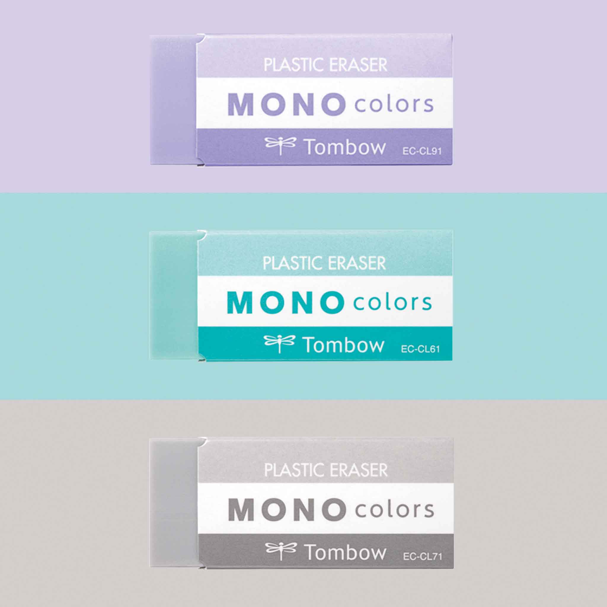 MONO Colors Eraser, 3pk – Tombow USA