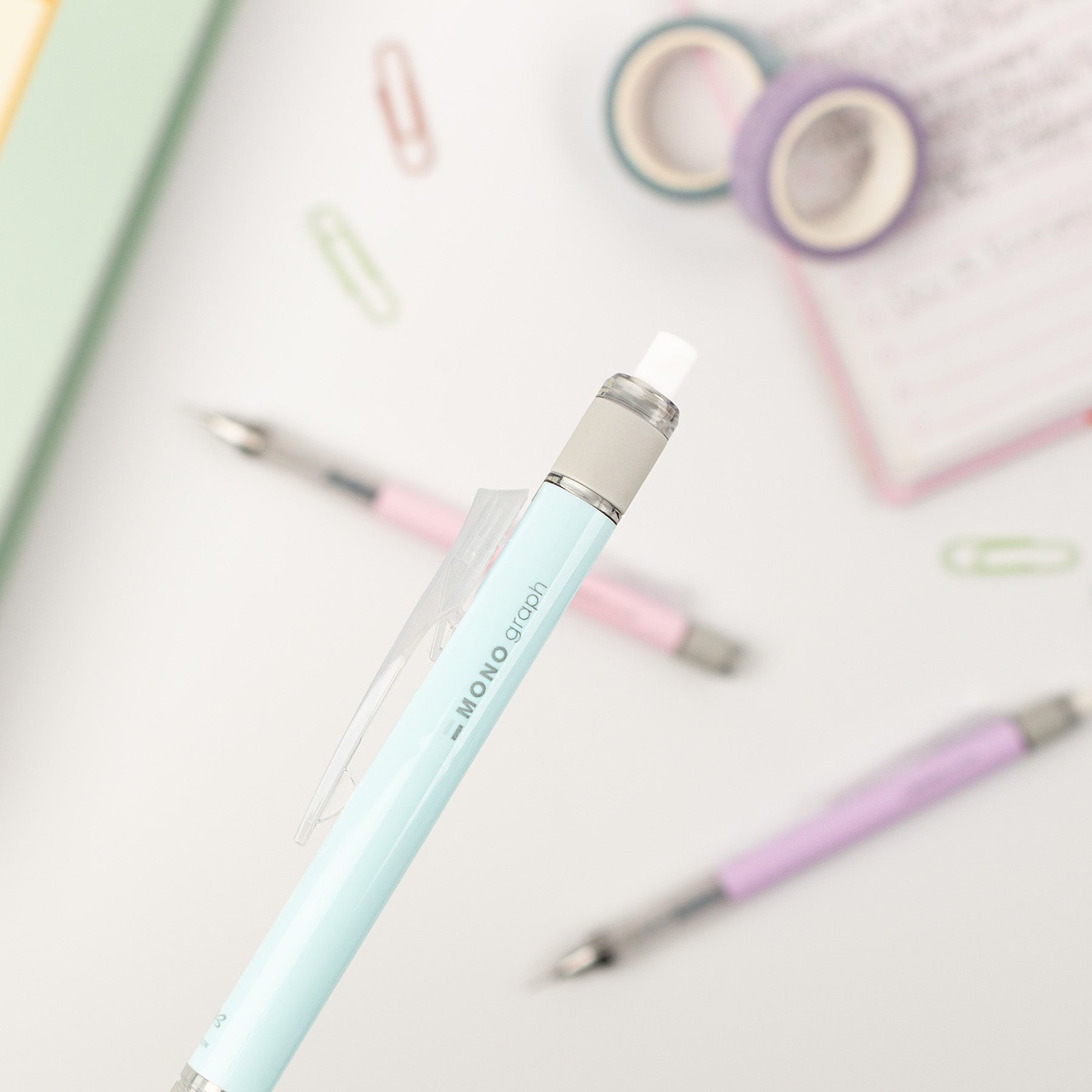 MONO Graph Mechanical Pencil, Pastel, Ice Blue