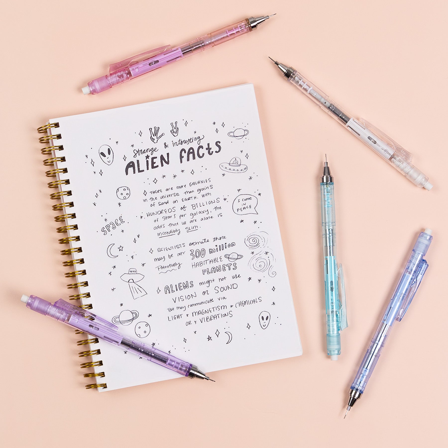 Shimmer Stationery Set