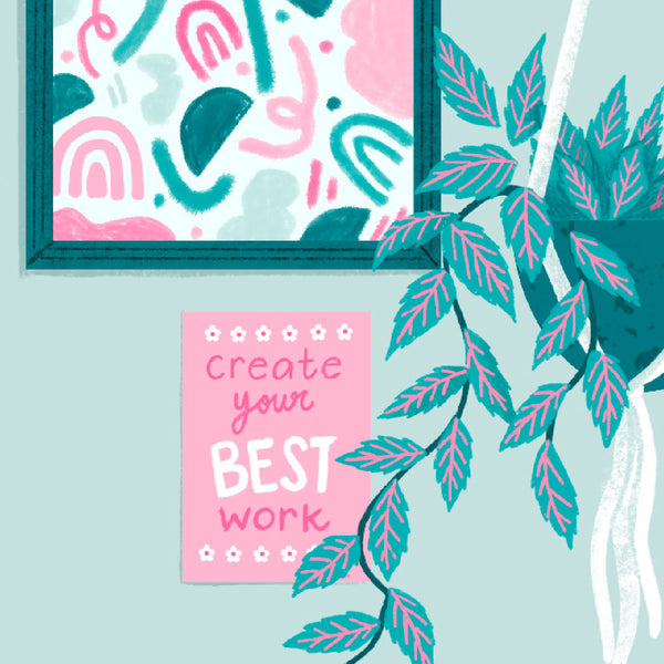 Zoom Background: Illustrated