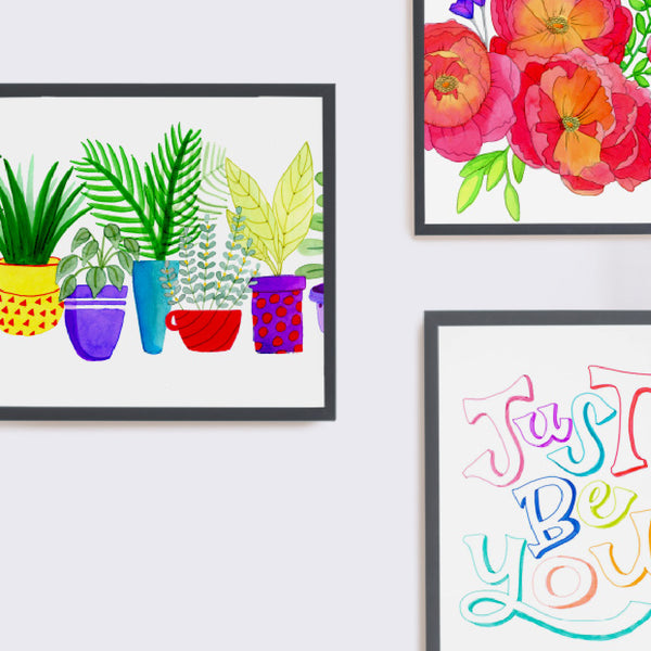 Zoom Background: Interior Floral