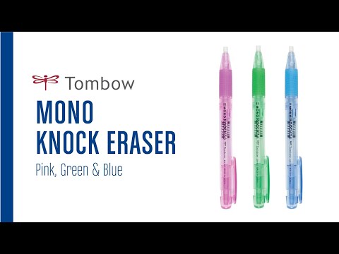 MONO Knock Eraser, Blue, Carded