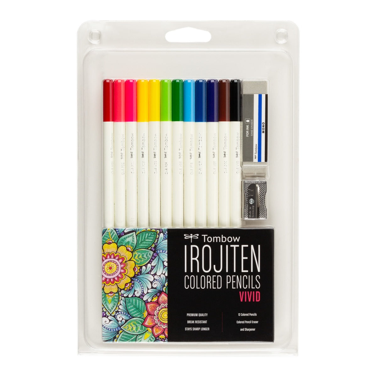 Irojiten Colored Pencil Set, Vivid