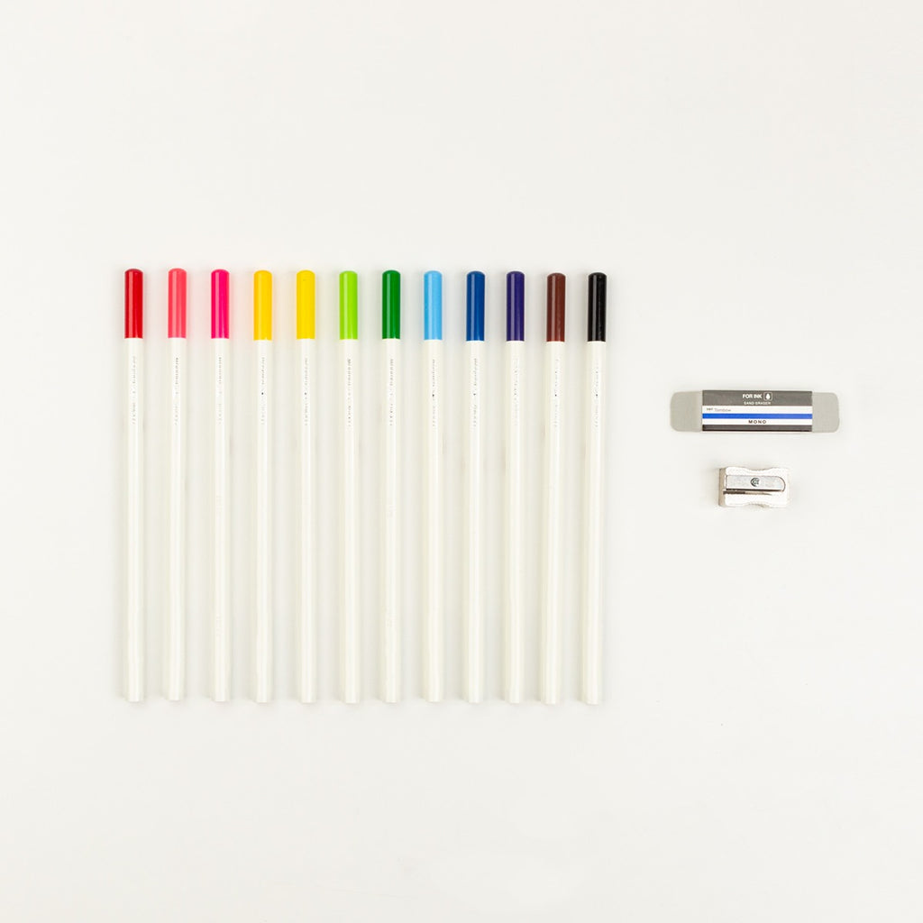 Irojiten Colored Pencil Set, Vivid