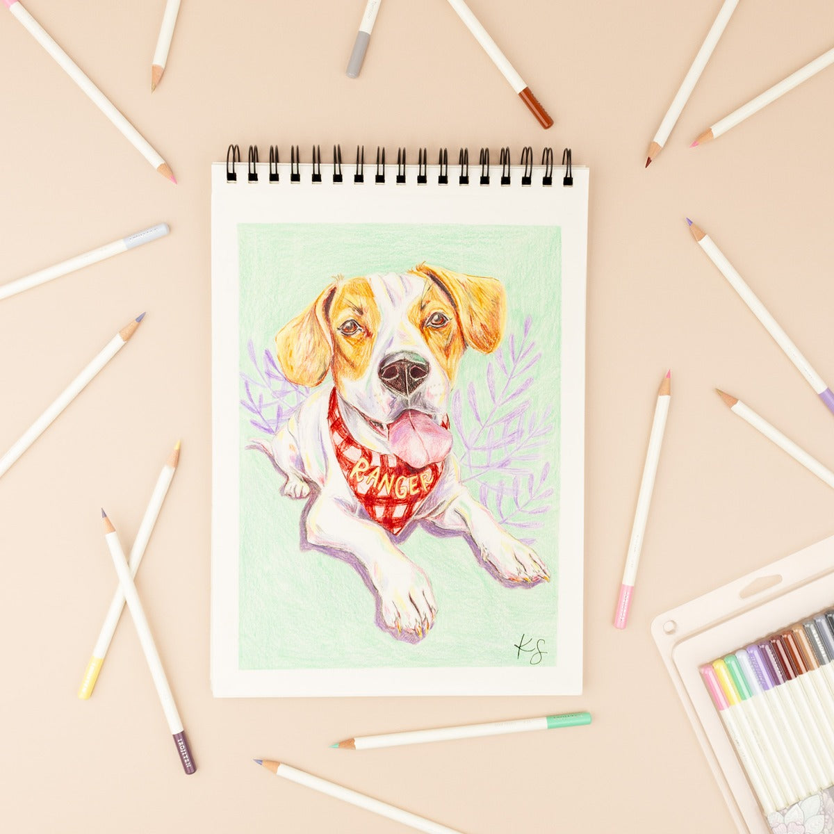 Irojiten Colored Pencil Set, Tranquil