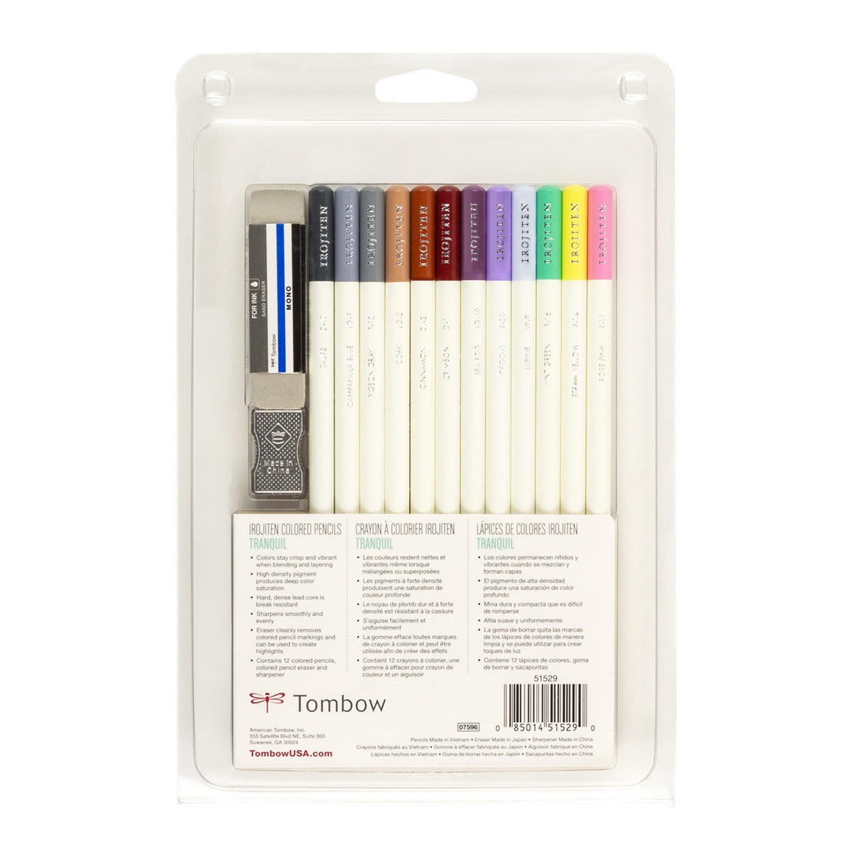 Irojiten Colored Pencil Set, Tranquil