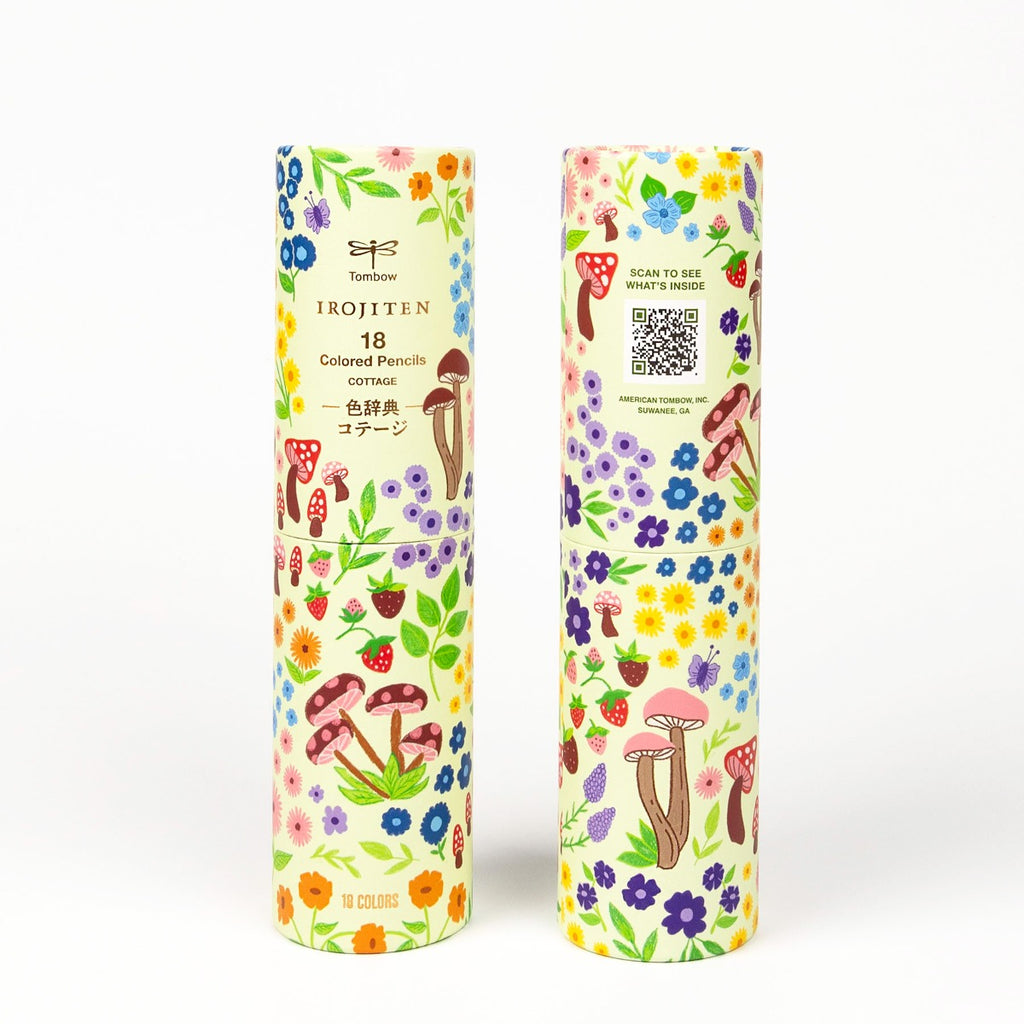 Irojiten Colored Pencils Desk Cup, Cottage