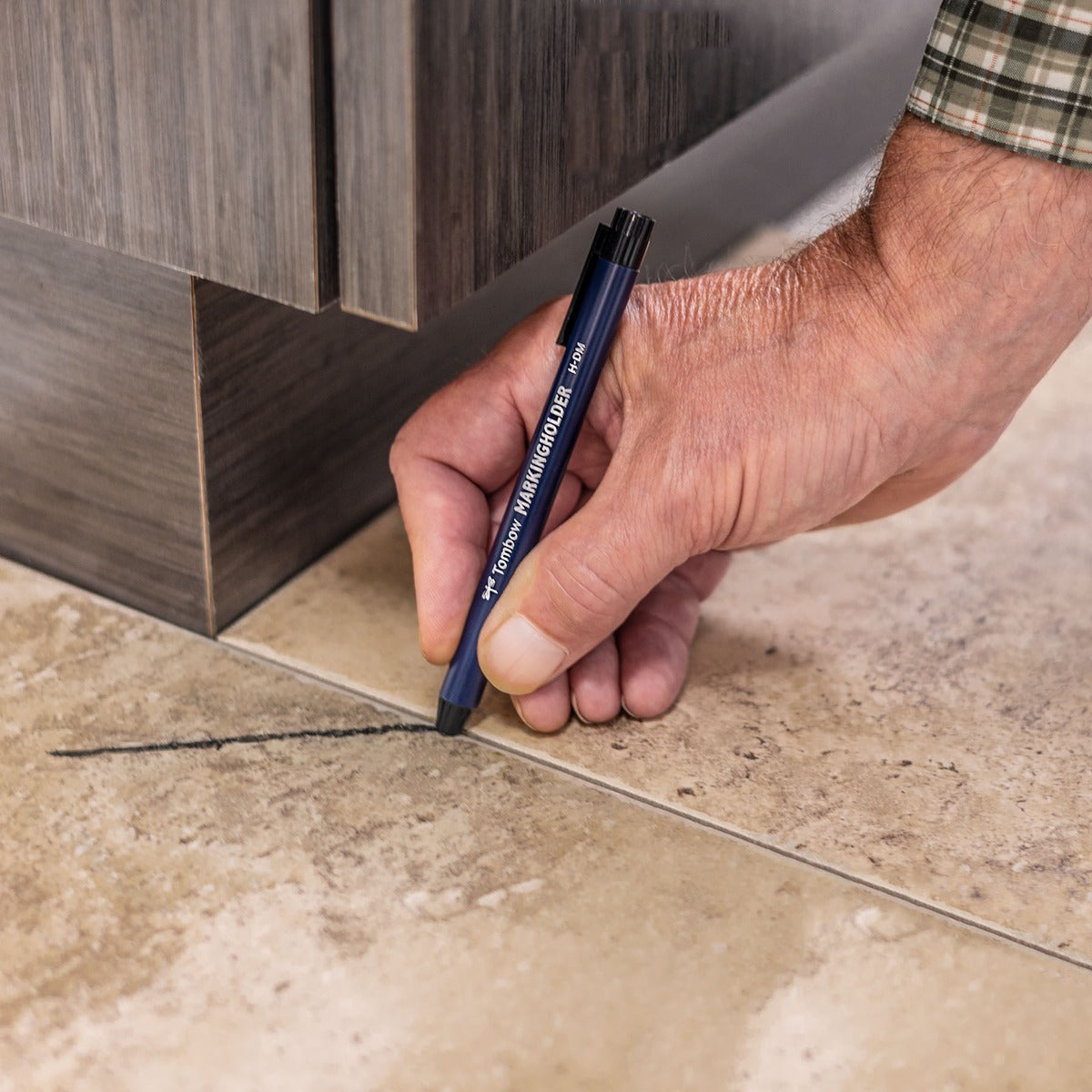 Marking Holder, Refill, Black, 6PC