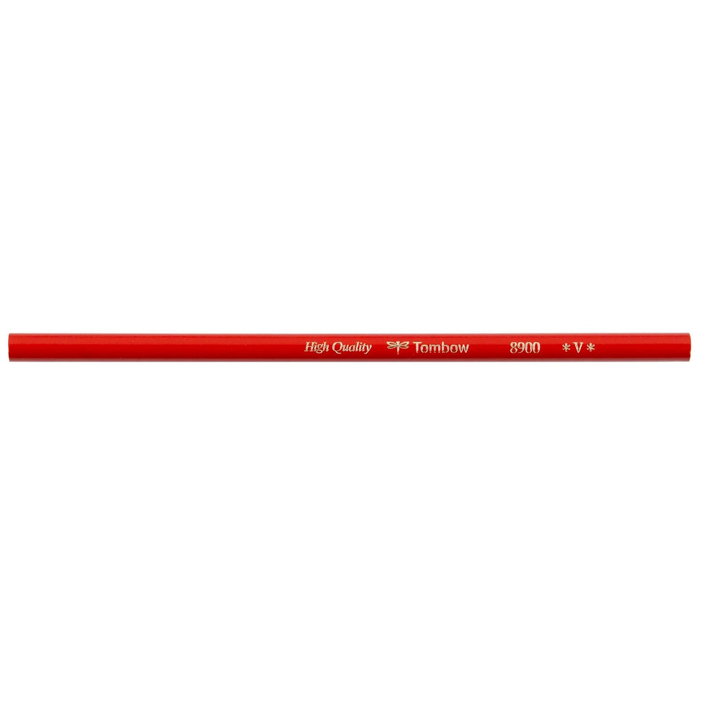 Tombow 8900-V Colored Pencil, Red Lead, Box of 12