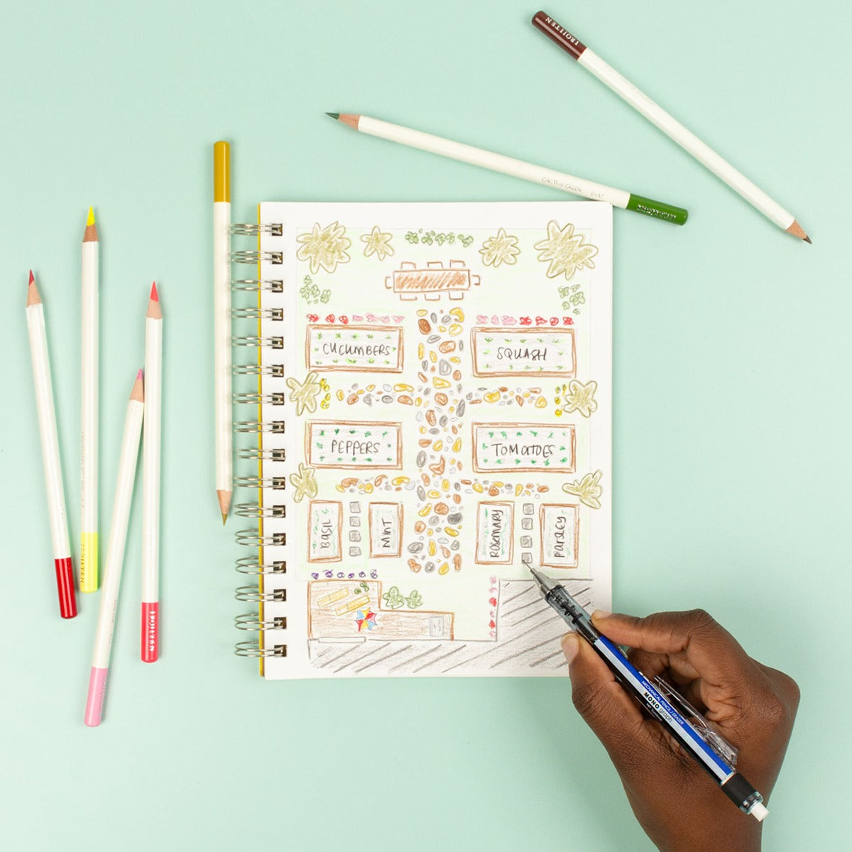 MONO Graph Mechanical Pencil, Tri-Color, Refillable, 0.5mm