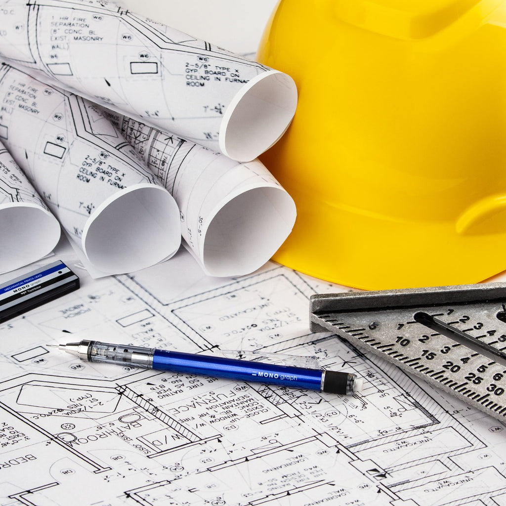 MONO Graph Mechanical Pencil, Blue, Refillable, 0.5mm