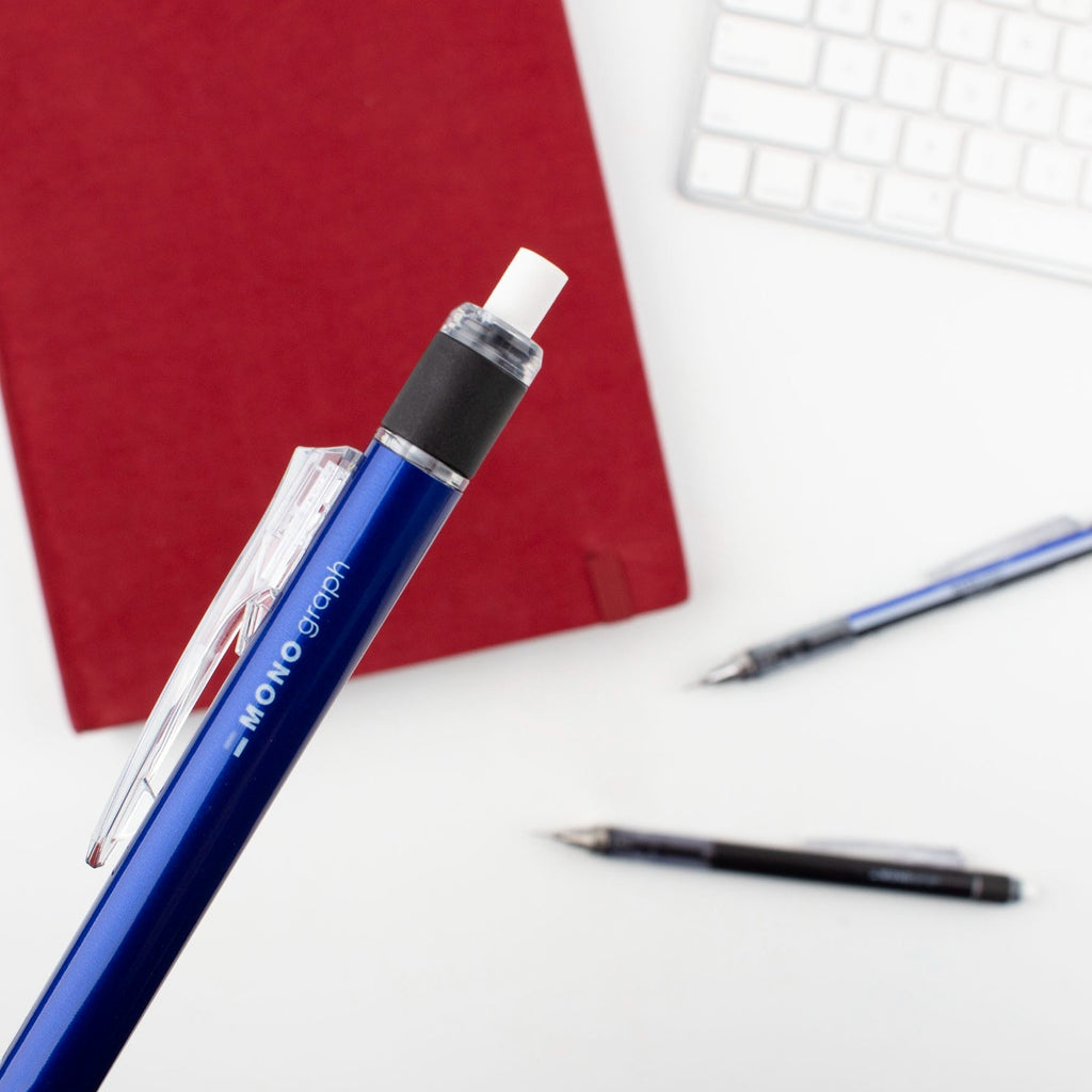 MONO Graph Mechanical Pencil, Blue, Refillable, 0.5mm