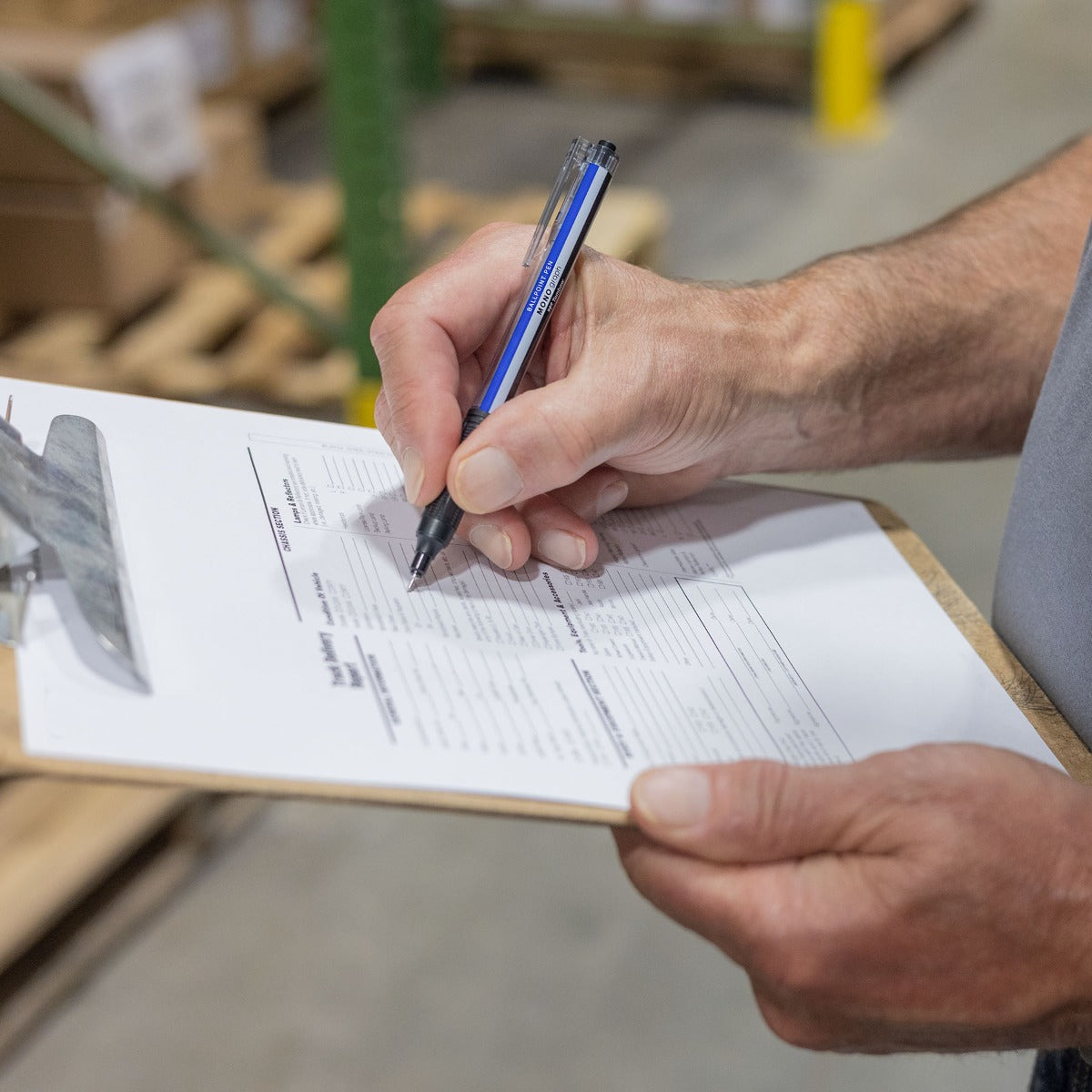 MONO Graph Lite Ballpoint Pen, TriColor, Black Ink, Refillable