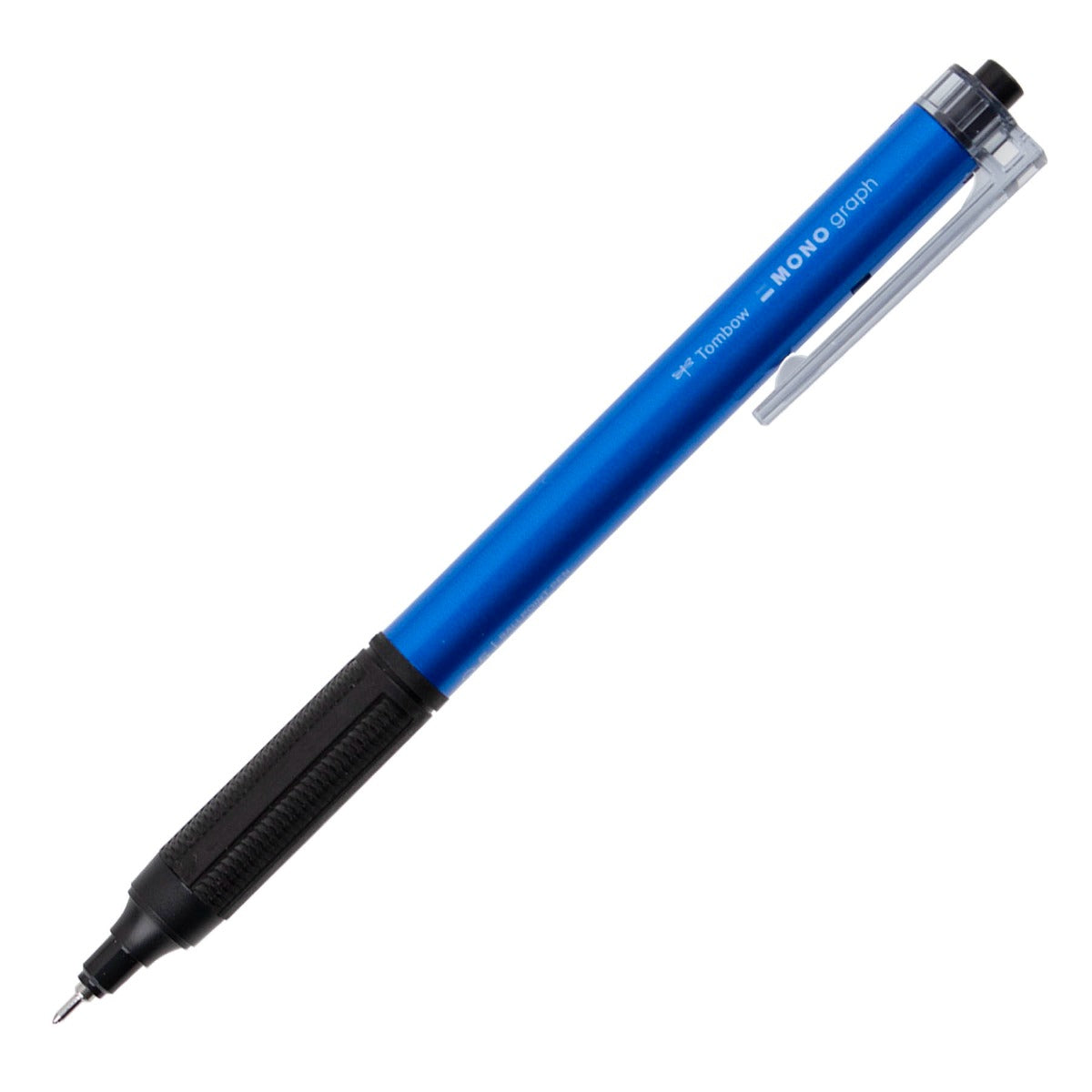 MONO Graph Lite Ballpoint Pen, Silver, Black Ink, Refillable