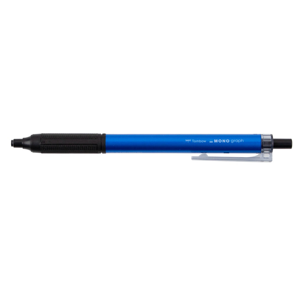 MONO Graph Lite Ballpoint Pen, Light Blue, Black Ink, Refillable