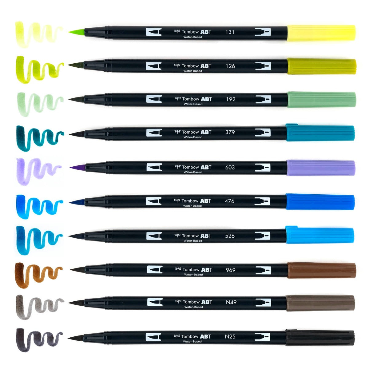 Dual Brush Pen Art Markers, Landscape, 10-Pack