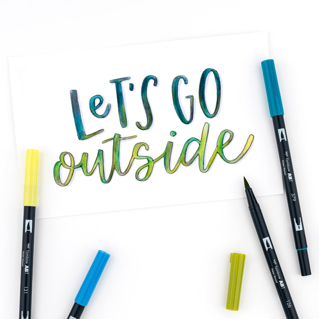 Dual Brush Pen Art Markers, Landscape, 6-Pack