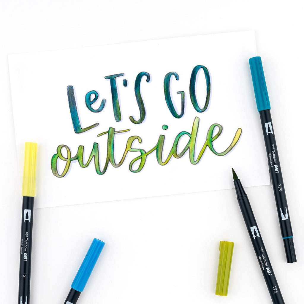 Dual Brush Pen Art Markers, Landscape, 10-Pack