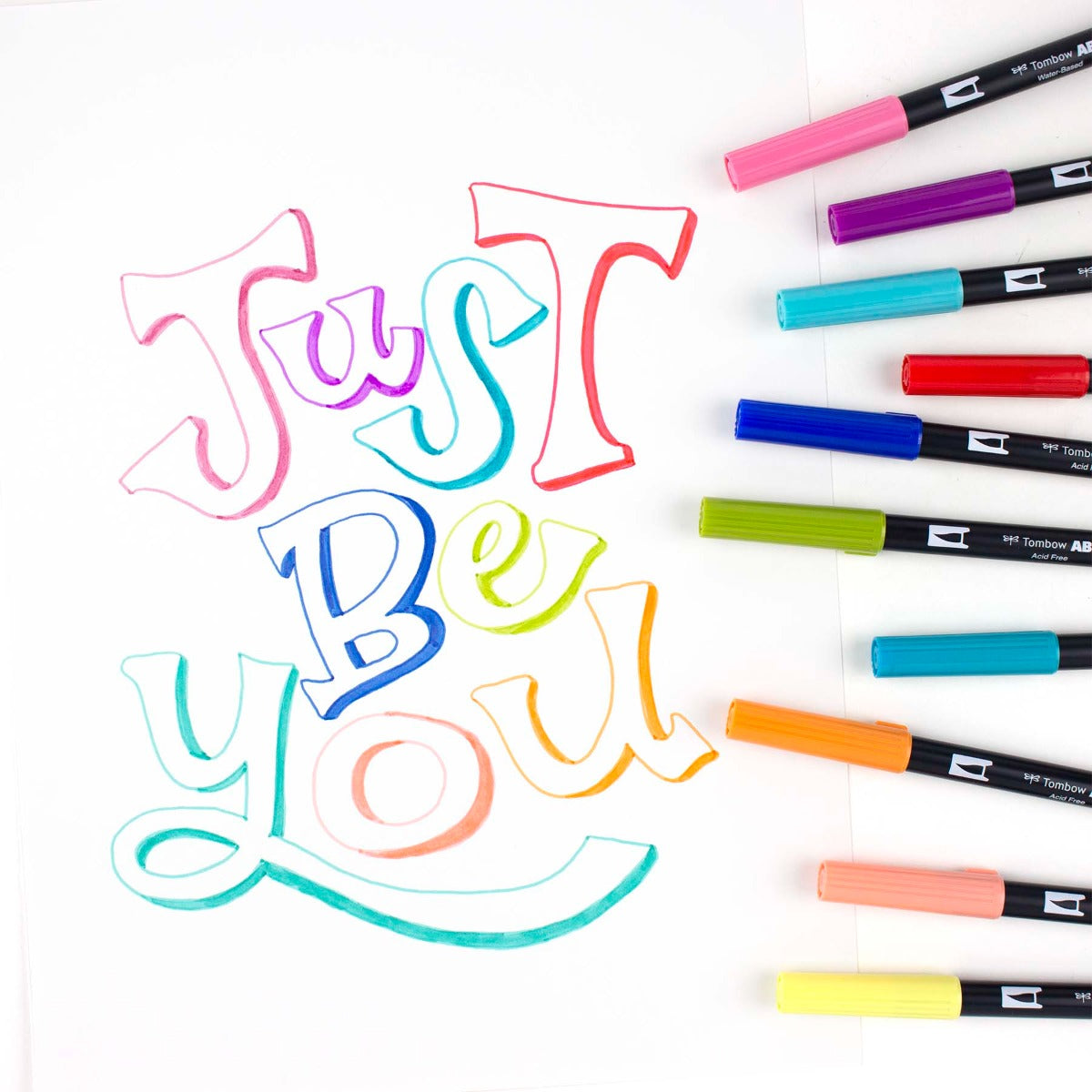 Dual Brush Pen Art Markers, Retro, 10-Pack