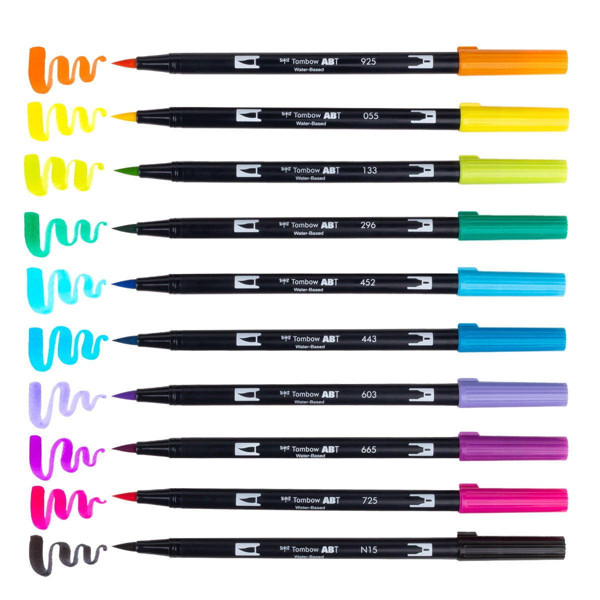 Dual Brush Pen Art Markers 10-Pack, Eighties